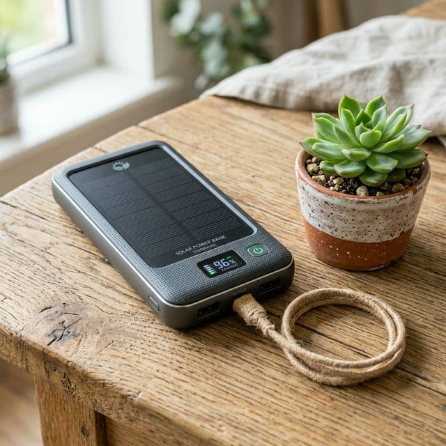 Solar-Powered Power Bank